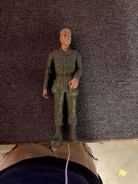 Vintage 1960s Marx Stony Stonewall Smith WWII Soldier 12" Action Figure Army #2
